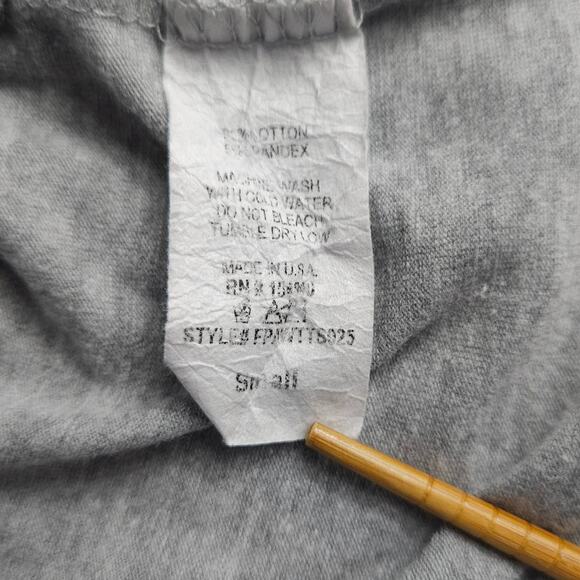 Fifth Parallel Threads Scoop Neck Short Sleeve T-Shirt Sz. S Grey - Picture 5 of 7